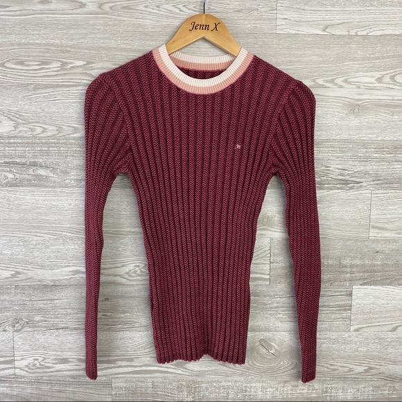 NWOT Jack Wills Knit Long Sleeve Sweater - Picture 1 of 8
